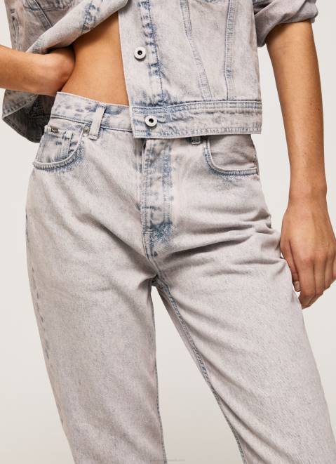 Pepe Jeans Celyn Regular Fit High Waisted Jeans Women Denim Z22X17