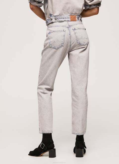 Pepe Jeans Celyn Regular Fit High Waisted Jeans Women Denim Z22X17