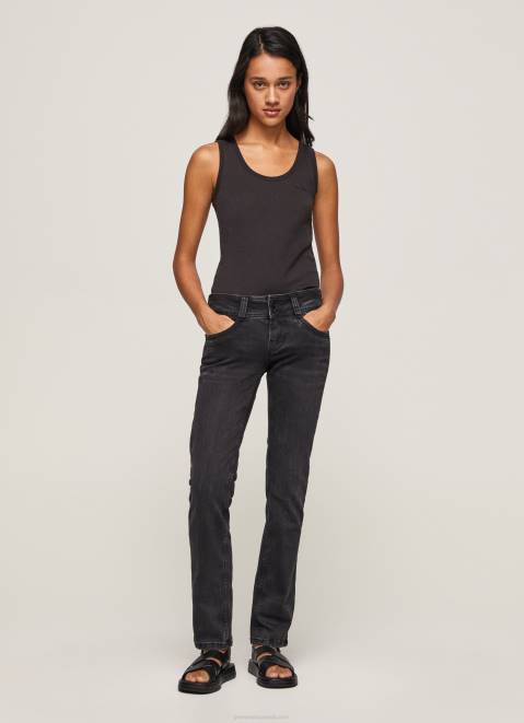 Pepe Jeans Gen Midrise Regular Fit Jeans Women Denim Z22X26