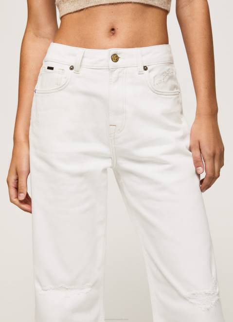 Pepe Jeans Hazel High Waisted Regular Fit Jeans Women Denim Z22X2