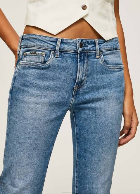 Pepe Jeans Jolie Midrise Regular Fit Jeans Women Denim Z22X20