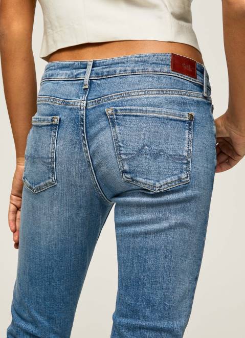 Pepe Jeans Jolie Midrise Regular Fit Jeans Women Denim Z22X20