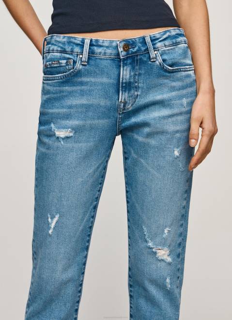 Pepe Jeans Jolie Midrise Regular Fit Jeans Women Denim Z22X29
