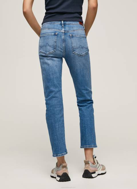 Pepe Jeans Mary High Waisted Regular Fit Jeans Women Denim Z22X18