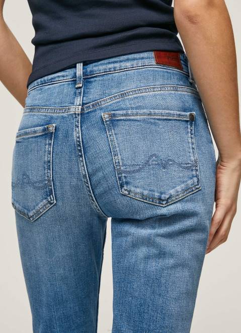 Pepe Jeans Mary High Waisted Regular Fit Jeans Women Denim Z22X18