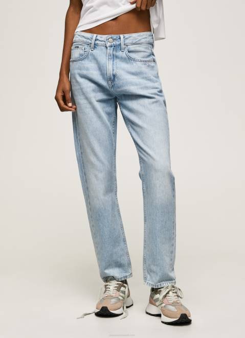 Pepe Jeans Mary High Waisted Regular Fit Jeans Women Denim Z22X19