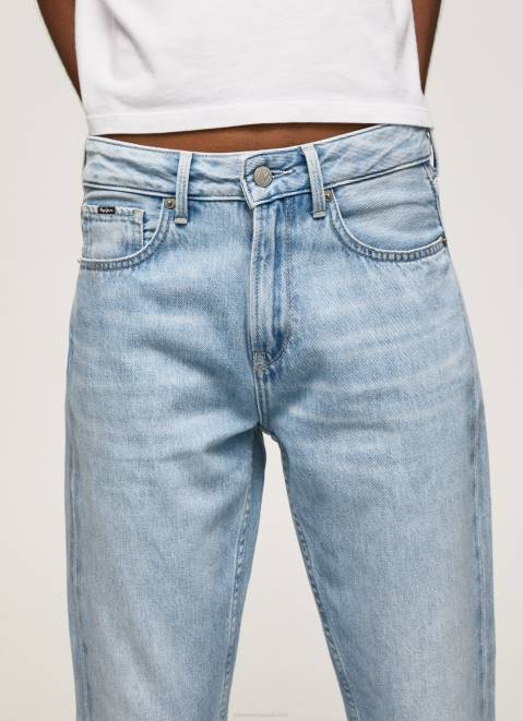 Pepe Jeans Mary High Waisted Regular Fit Jeans Women Denim Z22X19
