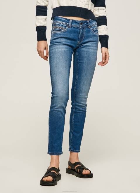 Pepe Jeans New Brooke Midrise Regular Fit Jeans Women Denim Z22X8