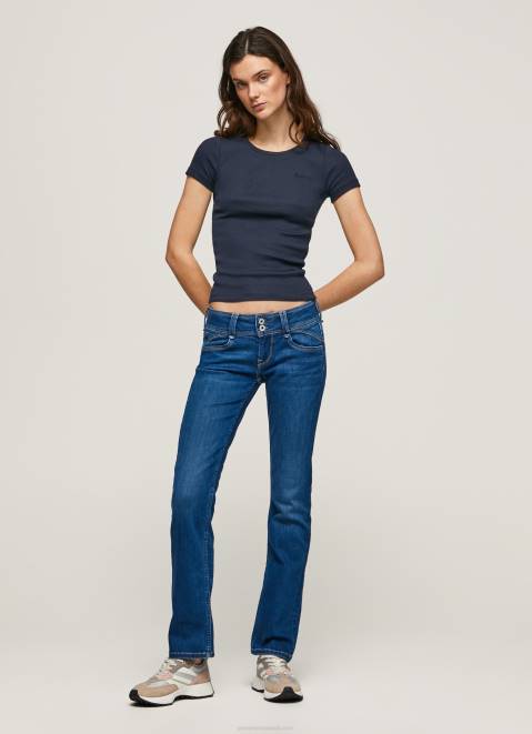 Pepe Jeans New Gen Midrise Regular Fit Jeans Women Denim Z22X12