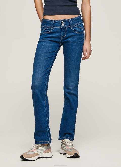 Pepe Jeans New Gen Midrise Regular Fit Jeans Women Denim Z22X12