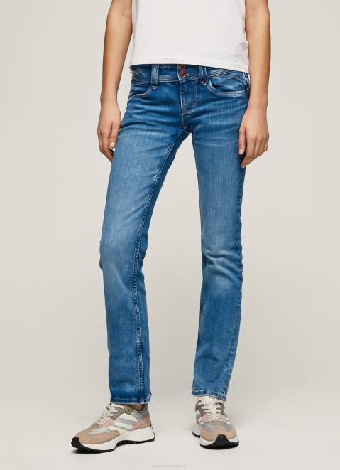 Pepe Jeans New Gen Midrise Regular Fit Jeans Women Denim Z22X14
