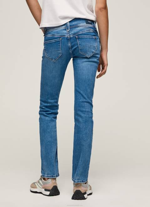 Pepe Jeans New Gen Midrise Regular Fit Jeans Women Denim Z22X14