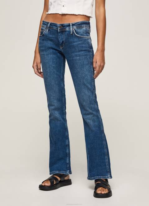 Pepe Jeans New Pimlico Regular Fit Mid Waist Jeans Women Denim Z22X36