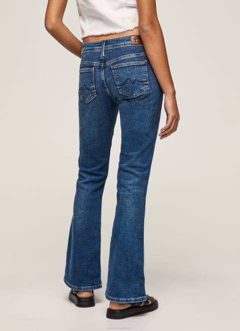 Pepe Jeans New Pimlico Regular Fit Mid Waist Jeans Women Denim Z22X36
