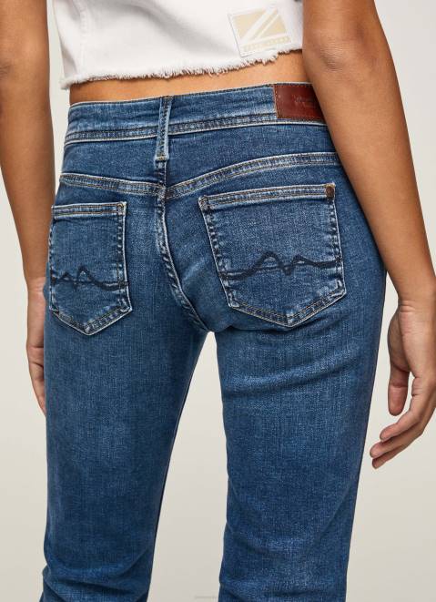 Pepe Jeans New Pimlico Regular Fit Mid Waist Jeans Women Denim Z22X36
