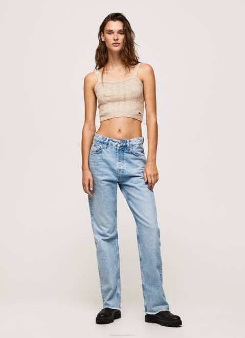Pepe Jeans Robyn High Waisted Regular Fit Jeans Women Denim Z22X16