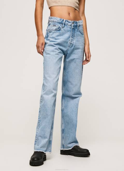 Pepe Jeans Robyn High Waisted Regular Fit Jeans Women Denim Z22X16