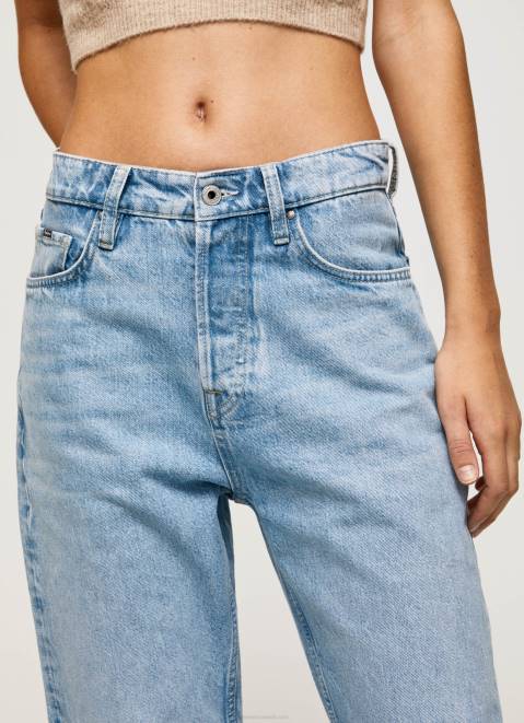 Pepe Jeans Robyn High Waisted Regular Fit Jeans Women Denim Z22X16