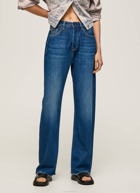 Pepe Jeans Robyn Regular Fit High Waisted Jeans Women Denim Z22X1