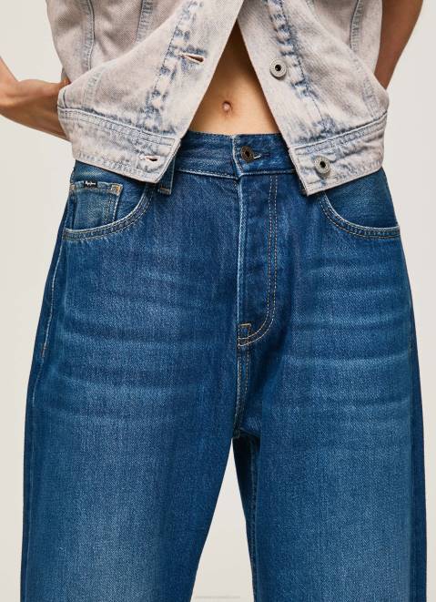 Pepe Jeans Robyn Regular Fit High Waisted Jeans Women Denim Z22X1