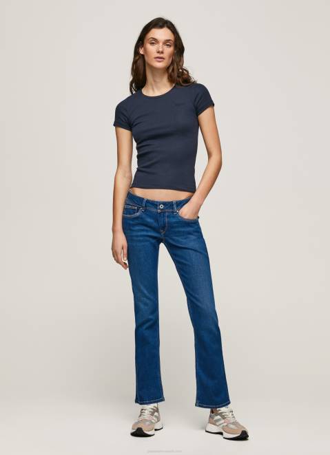Pepe Jeans Saturn Midrise Regular Fit Jeans Women Denim Z22X21