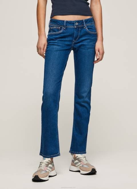 Pepe Jeans Saturn Midrise Regular Fit Jeans Women Denim Z22X21