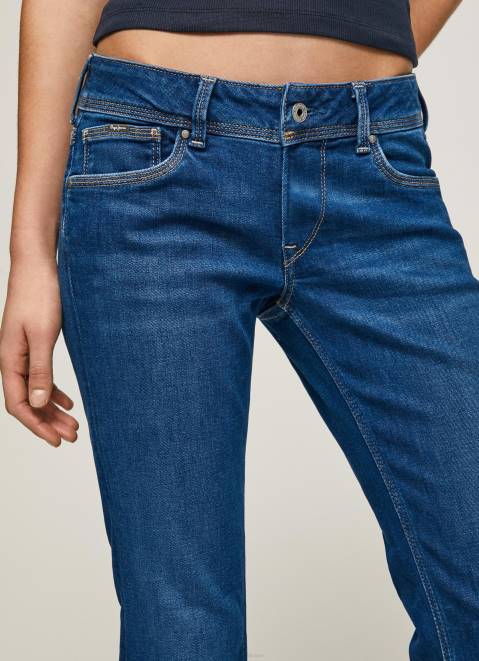Pepe Jeans Saturn Midrise Regular Fit Jeans Women Denim Z22X21