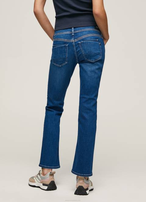 Pepe Jeans Saturn Midrise Regular Fit Jeans Women Denim Z22X21