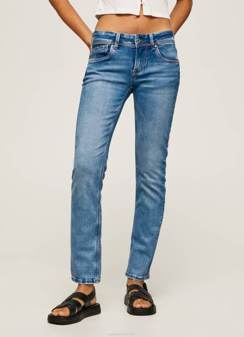 Pepe Jeans Saturn Midrise Regular Fit Jeans Women Denim Z22X22