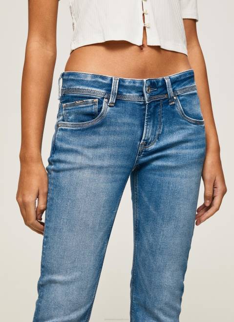 Pepe Jeans Saturn Midrise Regular Fit Jeans Women Denim Z22X22