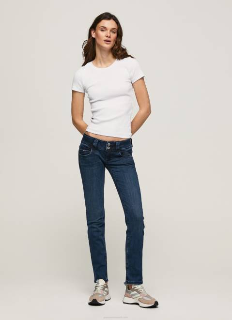 Pepe Jeans Venus Straight Fit Low Waist Jeans Women Denim Z22X3