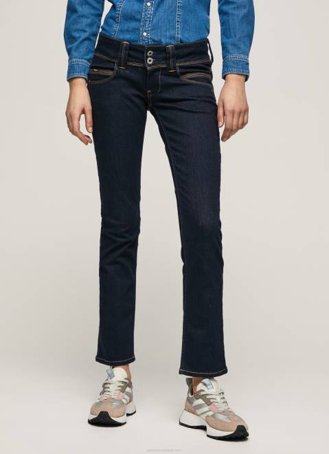 Pepe Jeans Venus Straight Fit Low Waist Jeans Women Denim Z22X37