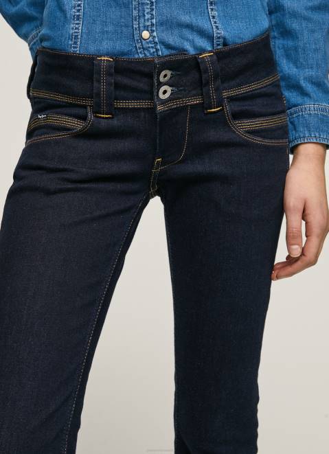 Pepe Jeans Venus Straight Fit Low Waist Jeans Women Denim Z22X37