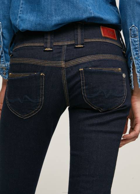 Pepe Jeans Venus Straight Fit Low Waist Jeans Women Denim Z22X37