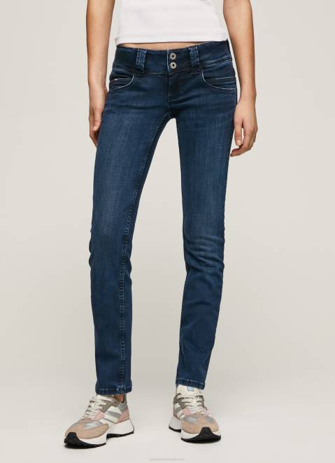 Pepe Jeans Venus Straight Fit Low Waist Jeans Women Denim Z22X3