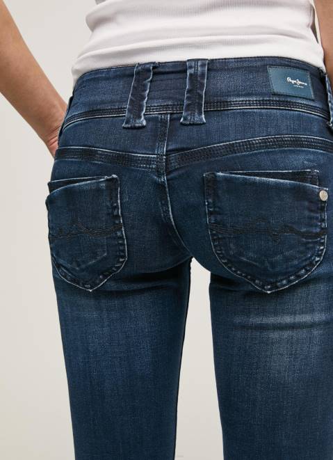 Pepe Jeans Venus Straight Fit Low Waist Jeans Women Denim Z22X3