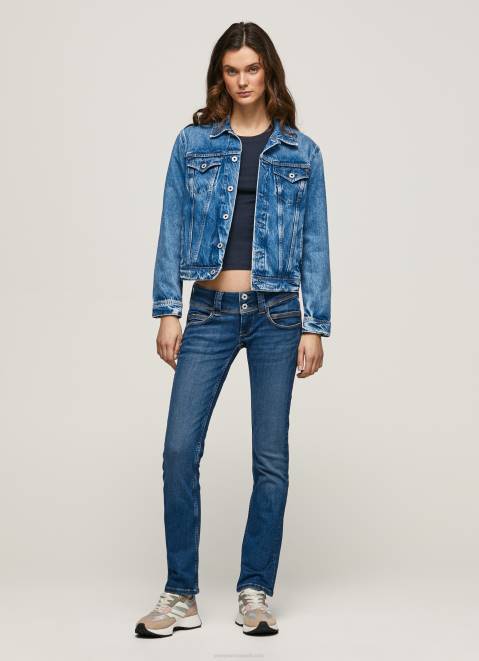 Pepe Jeans Venus Straight Fit Low Waist Jeans Women Denim Z22X5