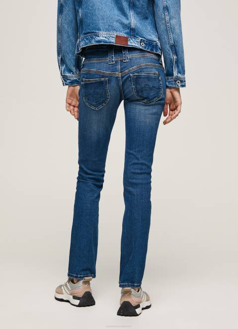 Pepe Jeans Venus Straight Fit Low Waist Jeans Women Denim Z22X5